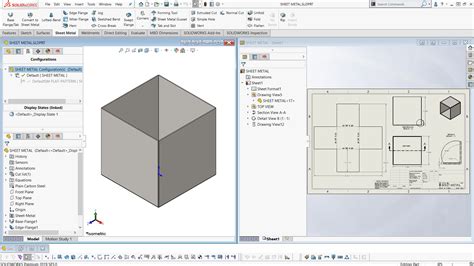 solidworks no flat pattern configuration